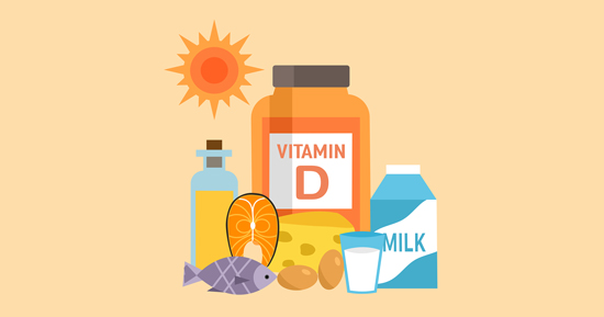 Sun, foods and vitamin D supplements